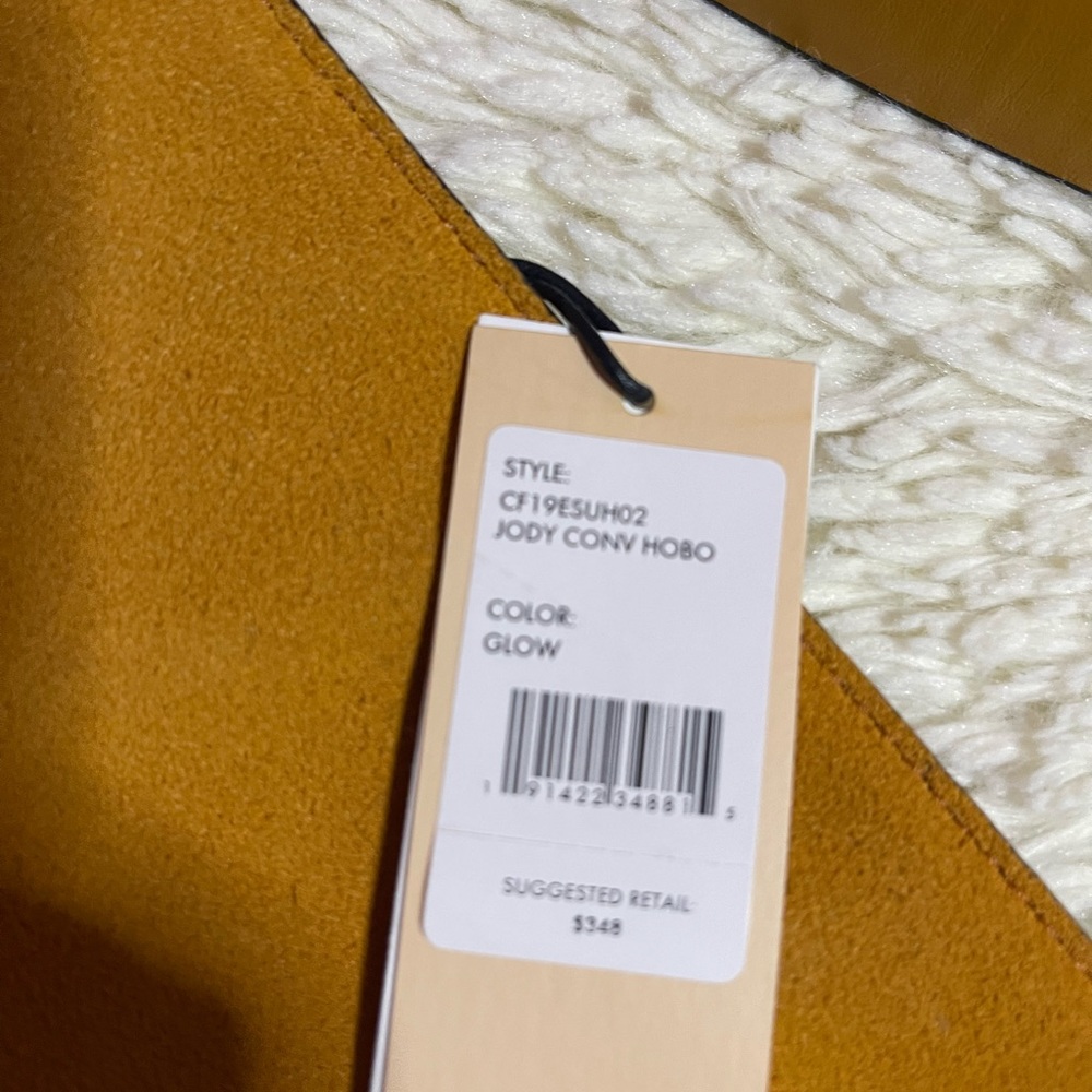 Stunning, yellow mustard suede and leather hobo bag - Picture 2 of 16